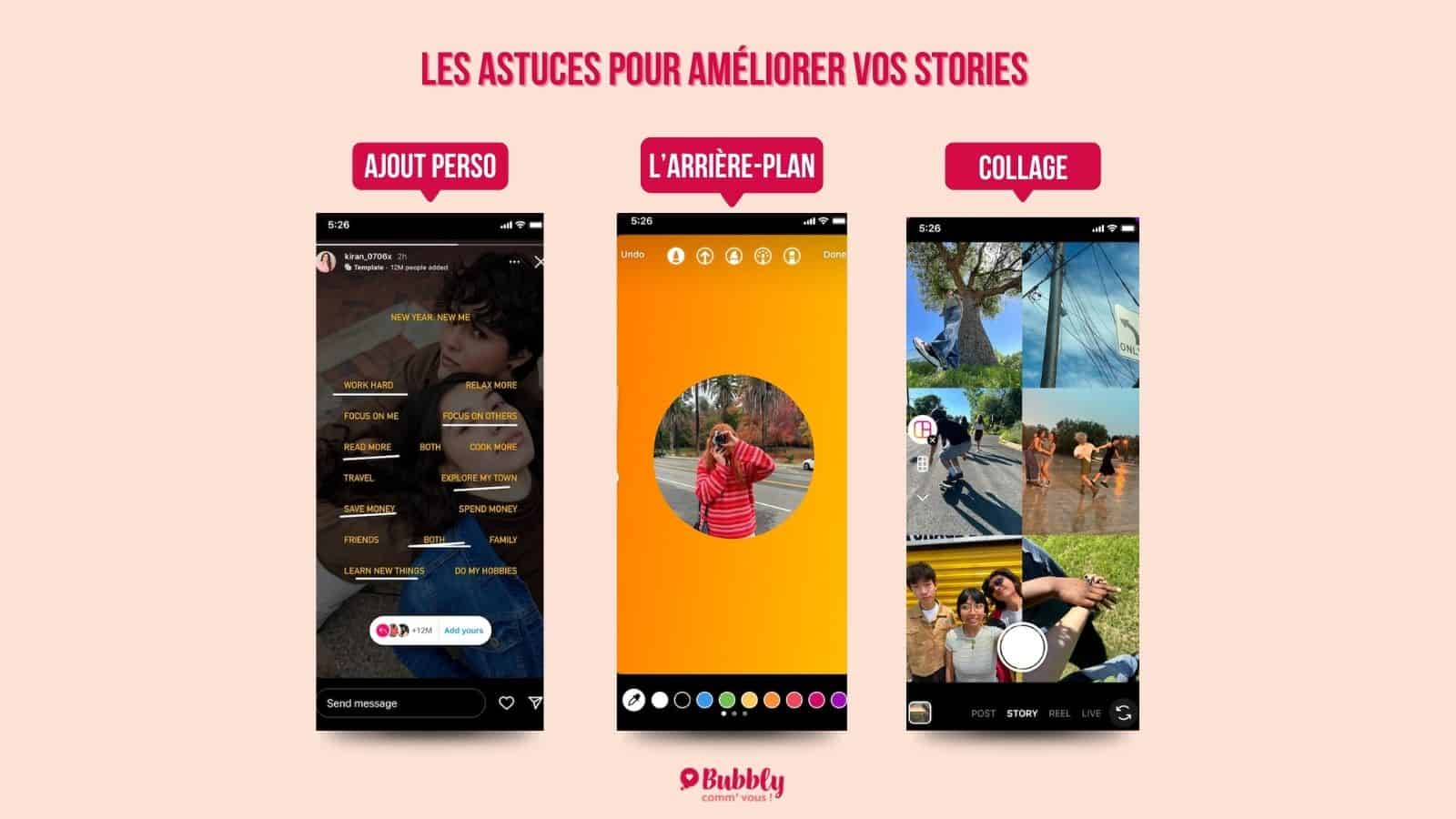  astuce améliorer stories